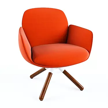 Haworth Collaborative Lounge Chair 3D model image 1 