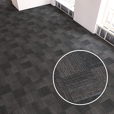 Interface Carpet Tiles: Seamless High-Resolution Texture Collection 3D model image 1 