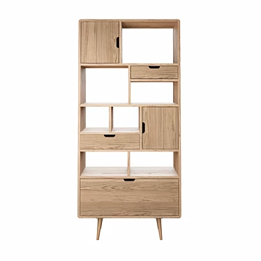 Oakwood Jackson Shelving 3D model image 1 