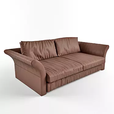 Vincent Leather Sofa 3D model image 1 