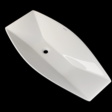 Elegant Piccadilly 414E Wash Basin 3D model image 1 