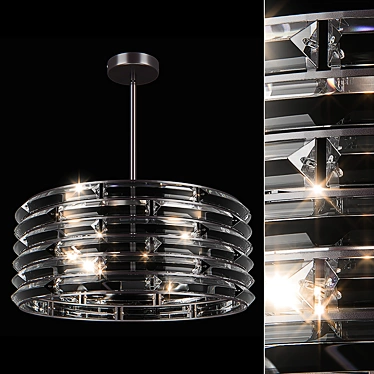 Amerigo Lightstar Crystal Chandelier 3D model image 1 