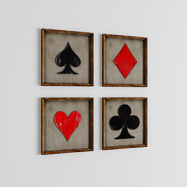 Cardframe: Poker Chic Display 3D model image 1 