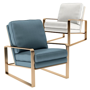 Elegant Bernhardt Tobin Chair 3D model image 1 
