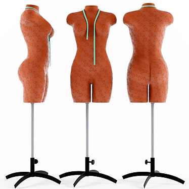 Professional Tailor's Mannequin 3D model image 1 