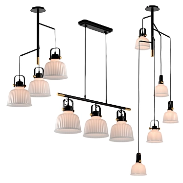 ST LUCE Loft Style Pendant Lights 3D model image 1 