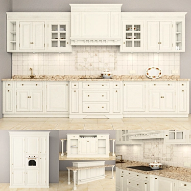 Brookman's English Kitchen 3D model image 1 