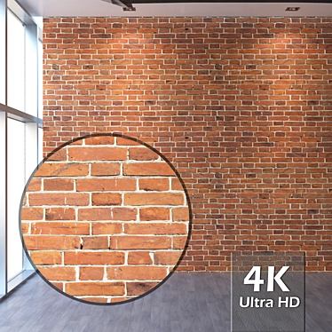 Seamless 4K Brick Texture 3D model image 1 