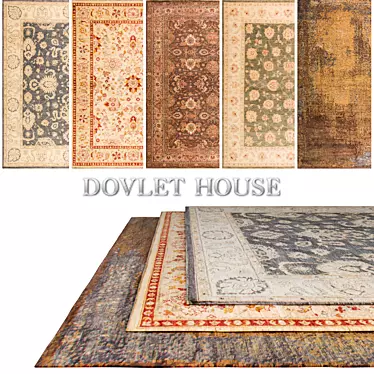 DOVLET HOUSE Carpets Set - Part 214 3D model image 1 