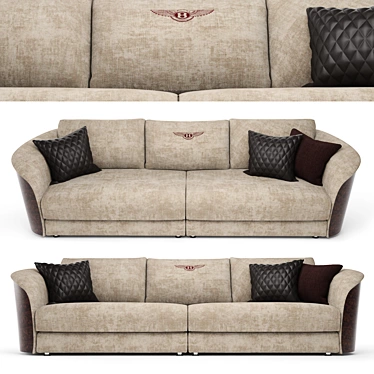 Luxury Kingswood Sofa 3D model image 1 