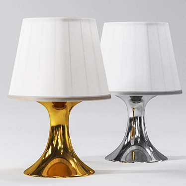 Elegant Illumination: Ikea Table Lamp 3D model image 1 
