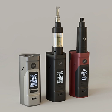 Powerhouse Combo: WISMEC RX2/3 & Kayfun V5 3D model image 1 