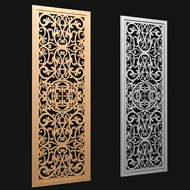 Elegance Panel Divider 3D model image 1 