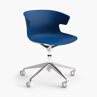 Quadrifoglio Cove: Versatile 5-Star Chair 3D model image 1 