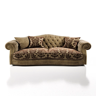 Elegant Lord Sofa 3D model image 1 