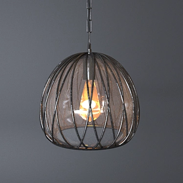 Loft-Style Luminaire 3D model image 1 