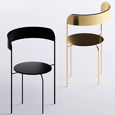 Elegant Ivy & Liv Chair 3D model image 1 