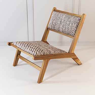 Drifted Oak Jensen Chair 3D model image 1 