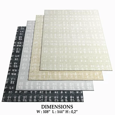 Restoration Hardware Rugs Collection 3D model image 1 