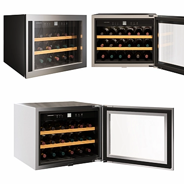 Premium Liebherr Wine Fridge: Stylish HWS 1800 3D model image 1 