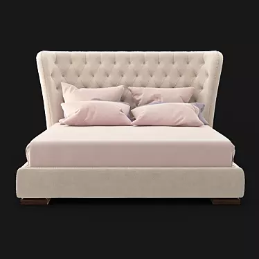 MESTRE Bed by FRATELLI BARRI 3D model image 1 