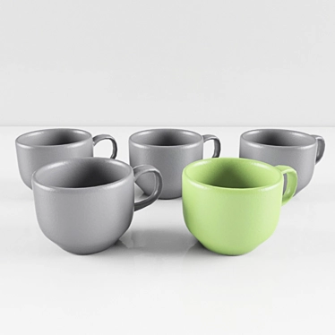 Sleek Sip: Easy-Model Cup 3D model image 1 