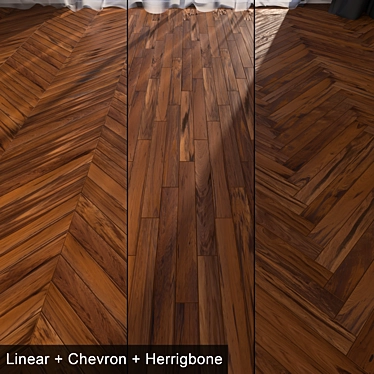 Parquet Tek: Versatile & Stunning Flooring 3D model image 1 