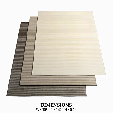 Restoration Hardware Classic Rugs 3D model image 1 