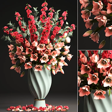 Spring Blossom Bouquet 3D model image 1 