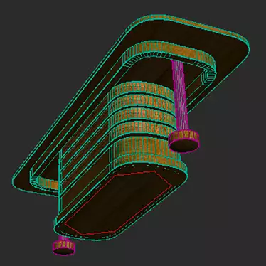 Arbor Meeting Room Table 3D model image 1 