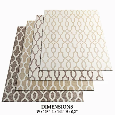 RestoWare Rugs 140: Timeless Elegance 3D model image 1 