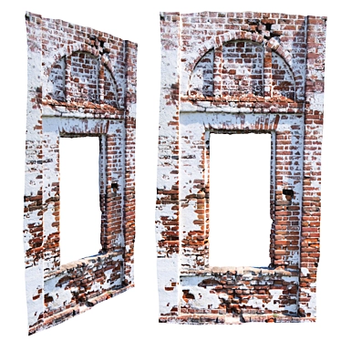 Brick Window Opening: Authentic Design 3D model image 1 