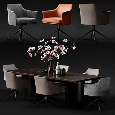 POLIFORM STANFORD Armchair & KENSINGTON Table