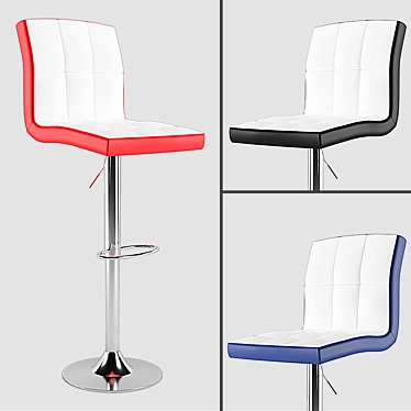 SIVAN Lot de 2: Bar Chairs Set 3D model image 1 