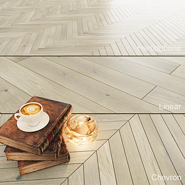 Luxury Oak Marzipan Parquet 3D model image 1 