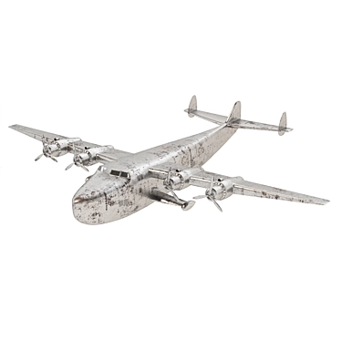 Boeing 314 Clipper Model: Timeless Aviation Elegance 3D model image 1 