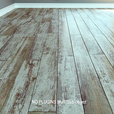 Title: Eiche Puro Laminate Flooring 3D model image 1 
