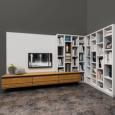 Cabinet and Cantiero shelving