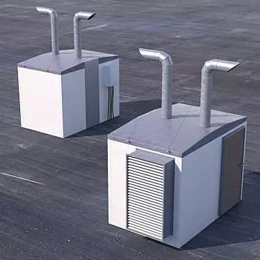 Roofing Ventilation Room 3D model image 1 