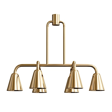 Elegant Majestic Light Fixture 3D model image 1 