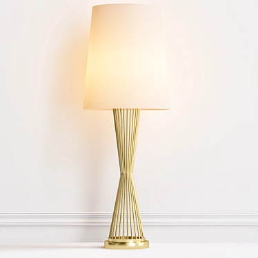 Elegant Holmes Table Lamp 3D model image 1 