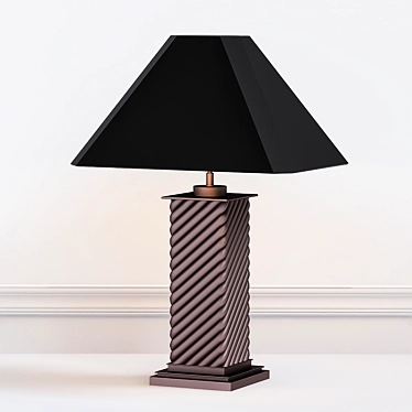 Elegant Lungarno Table Lamp 3D model image 1 