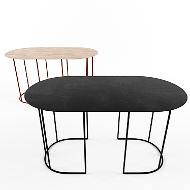 Elegant Gaia Coffee Table 3D model image 1 