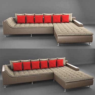 Marosini L Modern Sofa 3D model image 1 