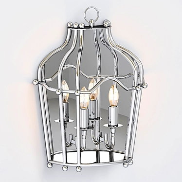 Elegant Elysee Wall Lamp 3D model image 1 