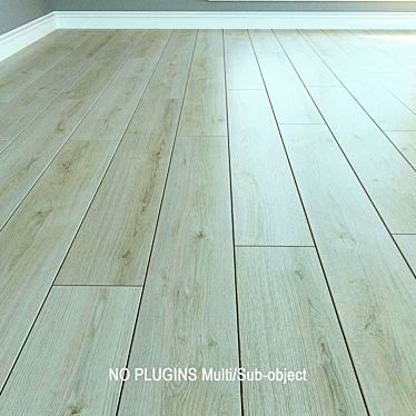 Evoke Natural Oak Laminate 3D model image 1 