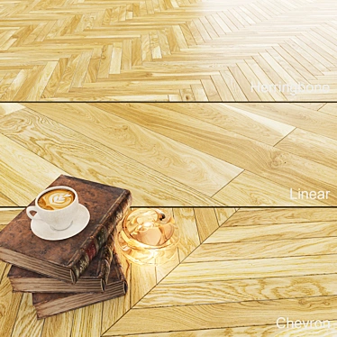 Conchi Piccolo Parquet: Seamless Color Correction 3D model image 1 