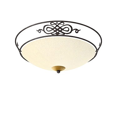 MESTRE Wall & Ceiling Light: Vintage Brown 3D model image 1 