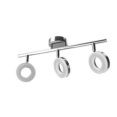 LED Spot GONARO: Sleek Steel & Chrome Finish 3D model image 1 