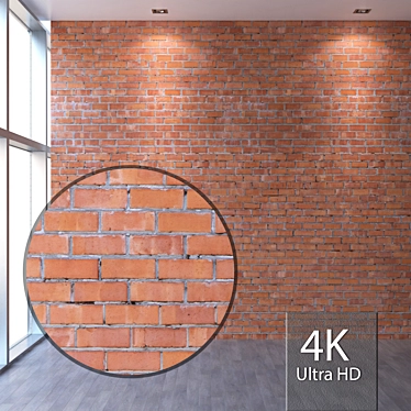 Seamless Bricklaying Texture 3D model image 1 